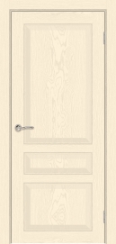 Межкомнатная дверь ПГ Elegance 3 в цвете Дуб Молочно-Белый без стекла