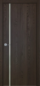 Межкомнатная дверь ПО BASE 1/1 горизонтальное направление в цвете Дуб Рут со стеклом RAY белый