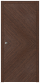 Межкомнатная дверь ПГ SOLO 7 в цвете Американский орех Middle без стекла