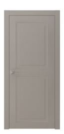 Межкомнатная дверь ПГ  Duet 2 F в цвете Ясень Серый Шёлк без стекла