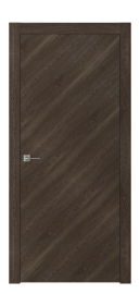 Межкомнатная дверь ПГ ACCORD 7 в цвете Дуб Графит. без стекла