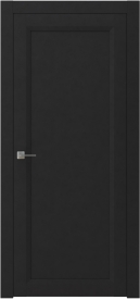 Межкомнатная дверь ПГ NEO 1 в цвете Чёрный софт без стекла