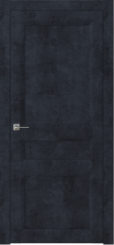 Межкомнатная дверь ПГ NEO 3 двустворчатая в цвете Чёрный Морион  без стекла
