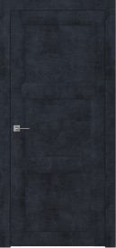 Межкомнатная дверь ПГ NEO 4 маятниковая в цвете Чёрный Морион  без стекла