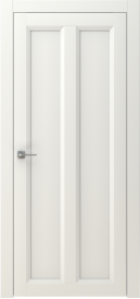 Межкомнатная дверь ПГ NEO 7 двустворчатая в цвете Айвори Софт без стекла