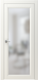 Межкомнатная Раздвижная дверь ПО NEO 1 купе в цвете Айвори Софт со стеклом Сатинат Белый