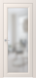 Межкомнатная Раздвижная дверь ПО NEO 1 купе в цвете Крем софт со стеклом Сатинат Белый