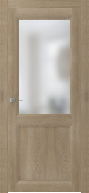 Межкомнатная Раздвижная дверь ПО NEO 2 купе в цвете Дуб Скальный. со стеклом Сатинат Белый