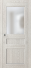 Межкомнатная Раздвижная дверь ПО NEO 3 купе в цвете Дуб Мраморный. со стеклом Сатинат Белый