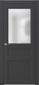 Межкомнатная Раздвижная дверь ПО NEO 3 купе в цвете Маренго софт со стеклом Сатинат Белый