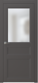 Межкомнатная дверь ПО NEO 3 в цвете Тауп софт  со стеклом Сатинат Белый