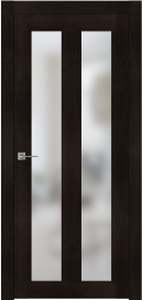 Межкомнатная Раздвижная дверь ПО NEO 7 купе в цвете Дуб Браун. со стеклом Сатинат Белый