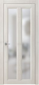 Межкомнатная дверь ПО NEO 7 в цвете Дуб Мраморный. со стеклом Сатинат Белый