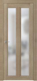 Межкомнатная дверь ПО NEO 7 в цвете Дуб Скальный. со стеклом Сатинат Белый