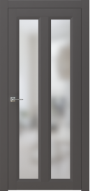 Межкомнатная дверь ПО NEO 7 в цвете Тауп софт  со стеклом Сатинат Белый