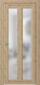 Межкомнатная Раздвижная дверь ПО NEO 7 купе в цвете Дуб кантри  со стеклом Сатинат Белый