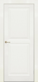 Межкомнатная дверь ПГ EMMA 2 двустворчатая в цвете Белоснежный без стекла