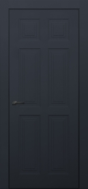 Межкомнатная дверь ПГ EMMA 4 в цвете Антрацит без стекла
