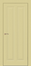 Межкомнатная дверь ПГ EMMA 6 двустворчатая в цвете Бежевый без стекла