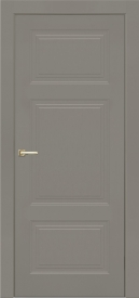 Межкомнатная дверь ПГ EMMA 7 двустворчатая в цвете Серый Кварц без стекла