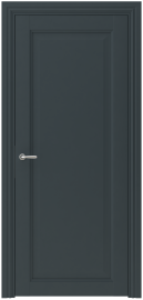 Межкомнатная дверь ПГ ELEGANCE 1  в цвете Антрацит без стекла
