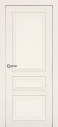 Межкомнатная дверь ПГ Elegance 3 в цвете Белый без стекла