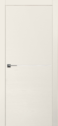 Межкомнатная дверь ПГ TOLEDO 1 в цвете Ясень Кремово-белый без стекла