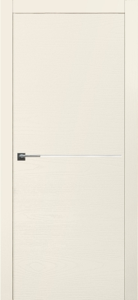 Межкомнатная дверь ПГ TOLEDO 1 в цвете Ясень Жемчужно-белый без стекла
