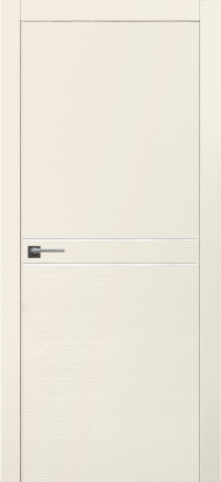 Межкомнатная дверь ПГ TOLEDO 6 в цвете Ясень Жемчужно-белый без стекла