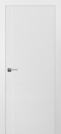 Межкомнатная дверь ПГ TOLEDO 8 в цвете Ясень Белоснежный  без стекла