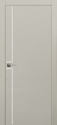 Межкомнатная дверь ПГ TOLEDO 8 в цвете Ясень Серый шёлк без стекла