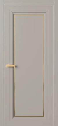 Межкомнатная Дверь ПГ Erte 1 Rustica Декор золото в цвете Молескин без стекла