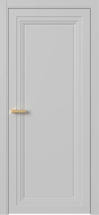 Межкомнатная Дверь ПГ Erte 1 Rustica  в цвете Телегрей (RAL 7047) без стекла