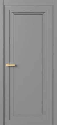 Межкомнатная Дверь ПГ Erte 1 Rustica  в цвете Пыльно-серый (RAL 7037) без стекла