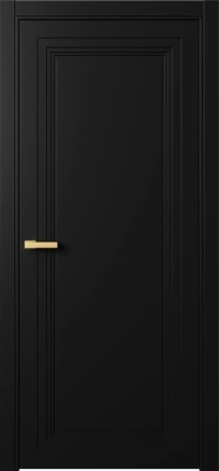 Межкомнатная Дверь ПГ Erte 1 Rustica  в цвете Чёрный агат  без стекла