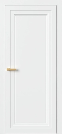 Межкомнатная Дверь ПГ Erte 1 Rustica  в цвете Сигнально-белый (RAL 9003) без стекла