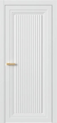 Межкомнатная Дверь ПГ Erte 1 Cannelure в цвете Скандинавский серый (NCS S 1000-N) без стекла