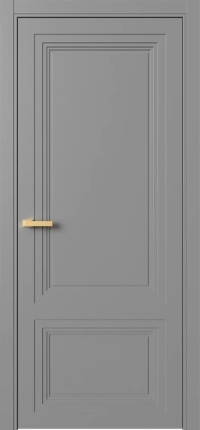 Межкомнатная Дверь ПГ Erte 2 Rustica в цвете Пыльно-серый (RAL 7037) без стекла