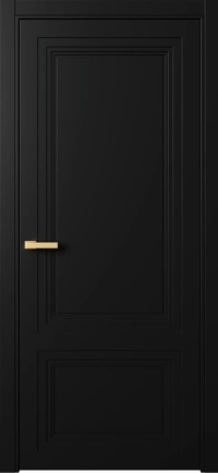 Межкомнатная Дверь ПГ Erte 2 Rustica в цвете Чёрный агат  без стекла