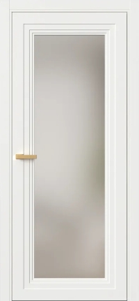 Межкомнатная Дверь ПО Erte 2 Rustica в цвете Бланж (RAL 9010) со стеклом НОВЫЙ Сатинат