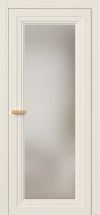 Межкомнатная Дверь ПО Erte 2 Rustica в цвете Кремово-белый со стеклом НОВЫЙ Сатинат