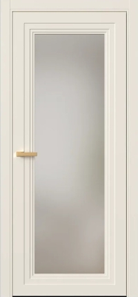 Межкомнатная Дверь ПО Erte 2 Rustica в цвете Кремово-белый со стеклом НОВЫЙ Оптивайт Сатинат