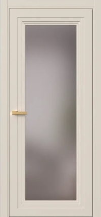 Межкомнатная Дверь ПО Erte 2 Rustica в цвете Пралине (NCS S 1505-Y40R) со стеклом НОВЫЙ Грей Сатинат