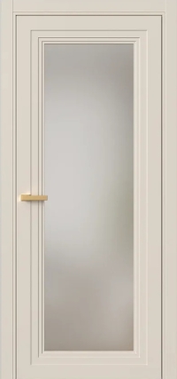 Межкомнатная Дверь ПО Erte 2 Rustica в цвете Пралине (NCS S 1505-Y40R) со стеклом НОВЫЙ Оптивайт Сатинат