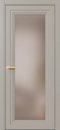 Межкомнатная Дверь ПО Erte 2 Rustica в цвете Молескин со стеклом НОВЫЙ Бронза Сатинат