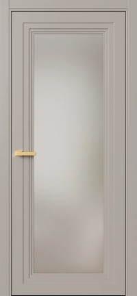 Межкомнатная Дверь ПО Erte 2 Rustica в цвете Молескин со стеклом НОВЫЙ Оптивайт Сатинат