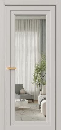 Межкомнатная Дверь ПО Erte 1 в цвете Кашемир (NCS S 2002-Y50R) со стеклом НОВЫЙ Прозрачный