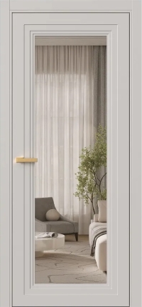 Межкомнатная Дверь ПО Erte 2 Rustica в цвете Кашемир (NCS S 2002-Y50R) со стеклом НОВЫЙ Бронза Прозрачный