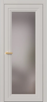 Межкомнатная Дверь ПО Erte 2 Rustica в цвете Кашемир (NCS S 2002-Y50R) со стеклом НОВЫЙ Грей Сатинат