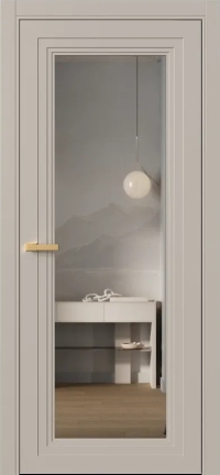 Межкомнатная Дверь ПО Erte 2 Rustica в цвете Грейдж (NCS S 3005-Y50R) со стеклом НОВЫЙ Зеркало Оптивайт